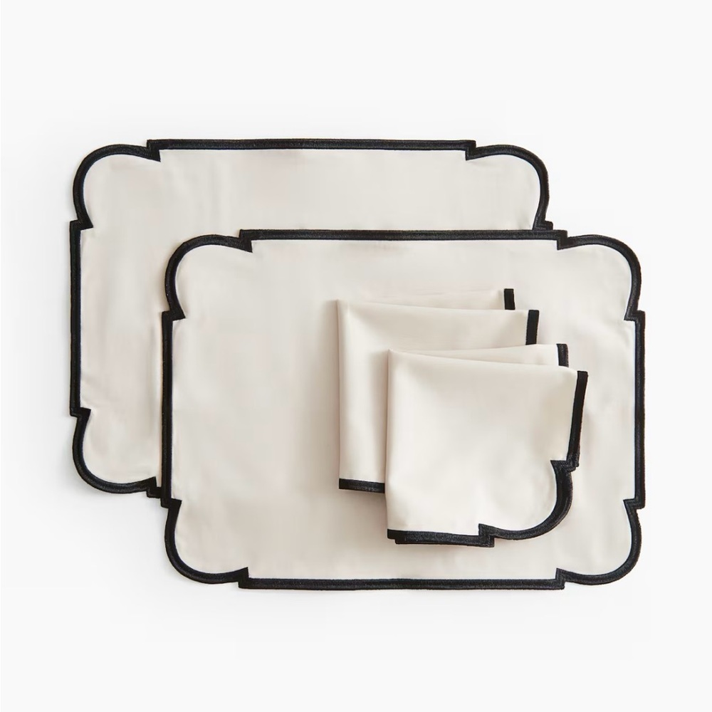 New H&M home set of four placemats